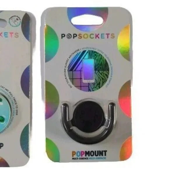 POPSOCKETS POPGRIP & POPMOUNT Phone Grip & Stand w/Swappable Tortuga Pop Socket - Picture 3 of 8